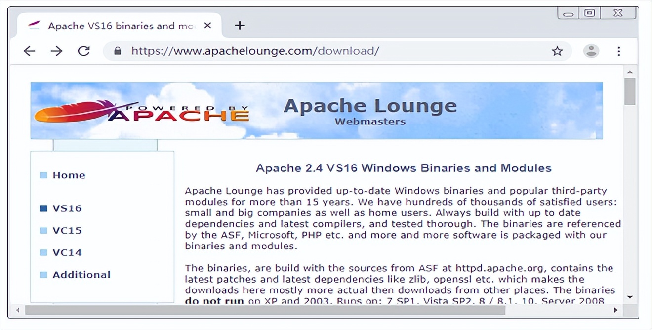软件安装教程_Apache HTTP Server安装教程_Apache 2.4.38版本安装配置