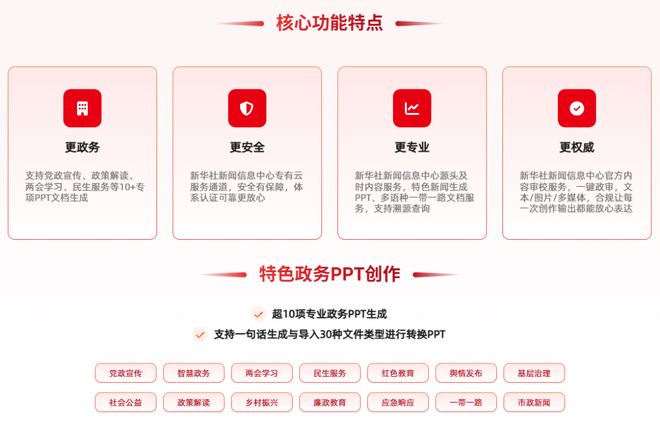 AI政务PPT制作工具 _办公效率神器_ 体制内公文写作AI工具 