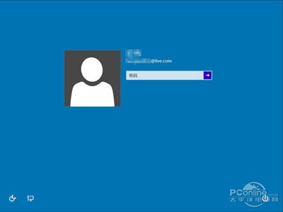 登录面板！和Win8没有区别