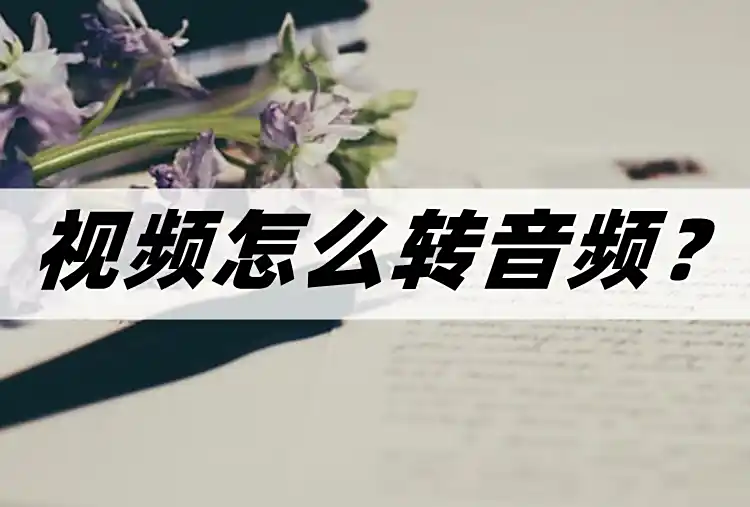 视频怎么转音频_音频视频_mp4转mp3方法
