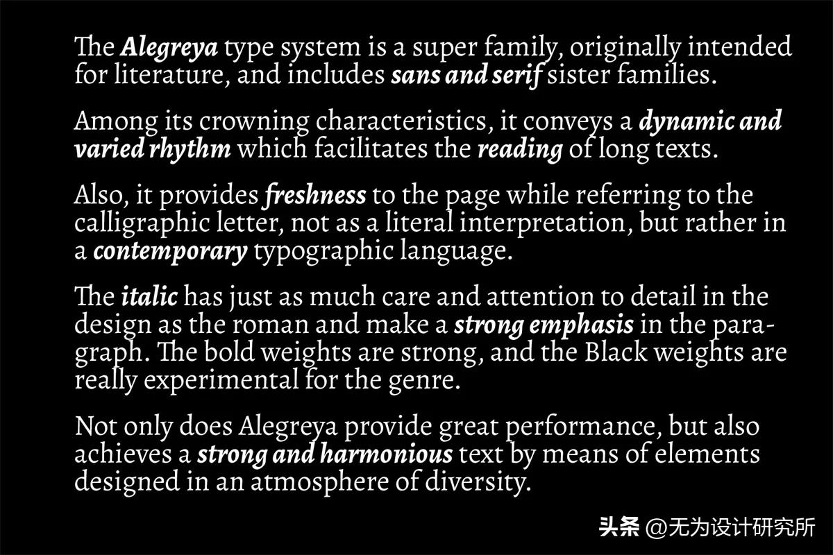 免费字体_Alegreya字体_动态韵律衬线体