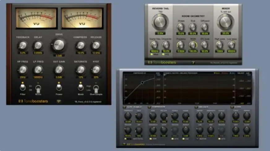 VST3格式音频插件福利_专业插件代下载_ToneBoosters 23款经典插件免费下载