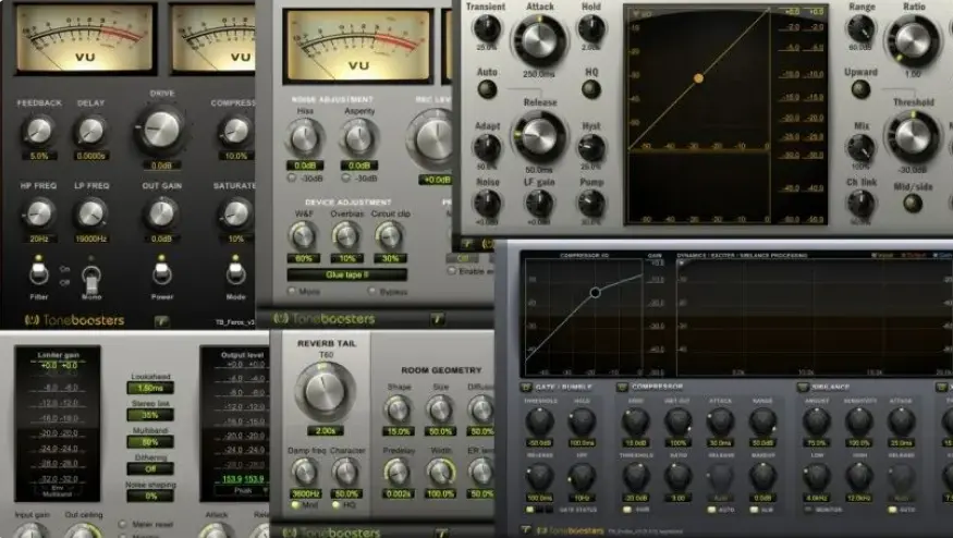 VST3格式音频插件福利_ToneBoosters 23款经典插件免费下载_专业插件代下载