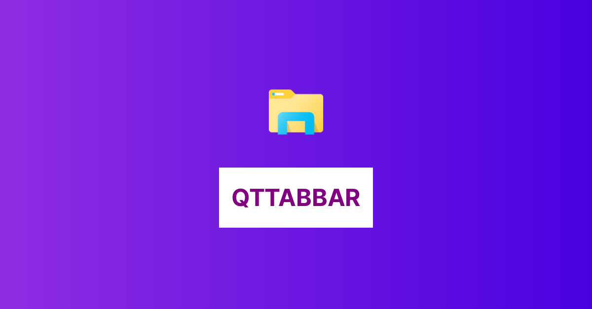 Windows 版 QTTabBar