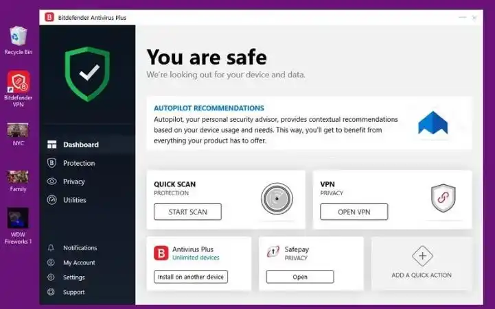 防病毒推荐榜_Bitdefender Antivirus Plus优势_最佳防病毒软件解决方案