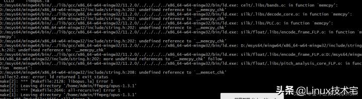 Ubuntu环境下编译定制化FFMPEG静态库_FFmpeg 教程_Windows环境下编译定制化FFMPEG静态库